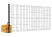 The 2.0m High RapidShield V mesh Fencing and ballast system 