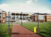 2.4m High RapidShield V mesh installed outside of a school 