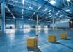 The 2.4m RapidShield Mesh fencing Kit installed in a warehouse 