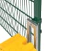 Image showing how the ballast system attaches to the Rapidshield 868 Mesh in Green