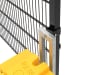 Image showing how the ballast system attaches to the Rapidshield 868 Mesh in Black 
