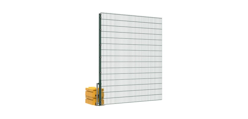 3.0m High RapidShield 868 Mesh Fencing with Ballast system - Green