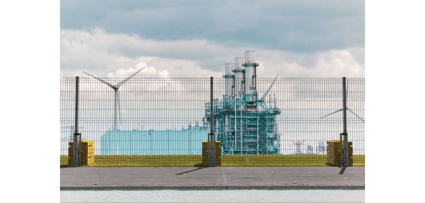 3.0m High RapidShield 868 Mesh Fencing outside a Power Station 