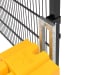 Image showing how the ballast system attaches to the Rapidshield 868 Mesh in Black 