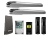 All of the components included in the KBOB50ME Above Ground Hydraulic Double Leaf Gate Operator Kit