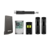 All of the components included in the KSTOM30ME Above Ground Telescopic Single Leaf Swing Gate Operator Kit