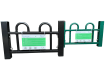 Green and Black Mini EnviroRail Bow Top Railing Samples