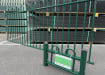 Mini EnviroRail Bow Top Railing Sample next to the full sized version