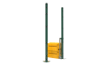 RapidShield 1.8m Corner Post Kits with ballast block system - Green