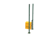 RapidShield 2.0m High Corner Posts and Ballast System - Green Powder Coated Finish