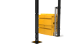 2.0m High RapidShield Corner Post Systems - Black Powder Coated Finish