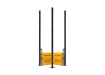 RapidShield 1.8m Corner Post Kits with ballast block system - Black 