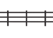 Black three rail system
