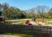 Recycled Plastic Picket Pale Fencing installed at park 