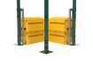 Corner Post system and Ballast Blocks for the RapidShield 868 Mesh Fencing 