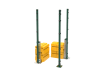 RapidShield 1.8m High 868 Mesh Corner Posts and Ballast System - Green Powder Coated Finish
