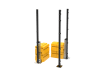 RapidShield 1.8m High 868 Mesh Corner Posts and Ballast System - Black Powder Coated Finish