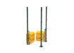 RapidShield 2.0m High 868 Mesh Corner Posts and Ballast System - Green Powder Coated Finish