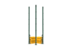 RapidShield 3.0m High 868 Mesh Corner Post Kits with ballast block system - Green