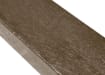 Close up of the brown finish 