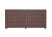 Brown Recycled Plastic Closed Board Fencing System