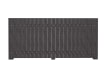 Black Recycled Plastic Closed Board Fencing System