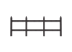 Recycled Plastic Horizontal Rails in the Mortised Fencing system