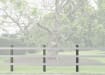 Recycled Plastic Posts installed 