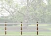 Brown Recycled Plastic Posts installed at a park
