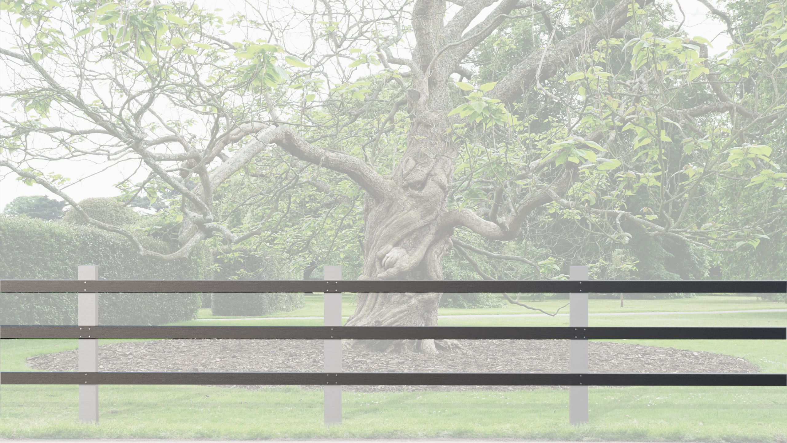 3.1m Recycled Plastic Rail for Post and Rail System | First Fence Ltd