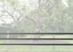 Three Recycled Plastic Horizontal Rail system installed at a park
