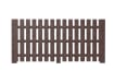 Brown Recycled Plastic Picket Pale Fencing system