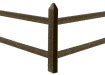 Brown Recycled Plastic Mortised Corner Post