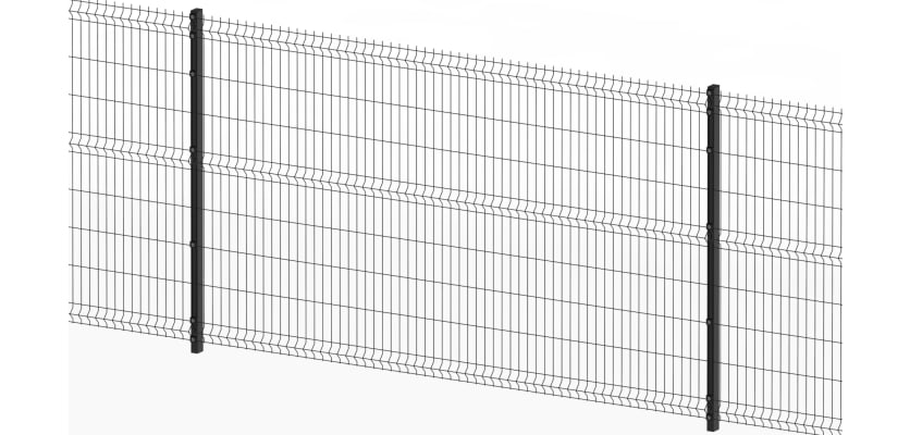 Black V Mesh Fencing