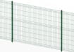 Green V Mesh security fencing 