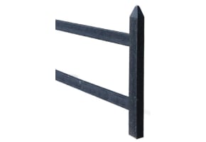 1.7m Recycled Plastic Mortised End Post for 1.2m System