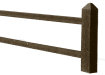 Brown Recycled Plastic Mortised End Post