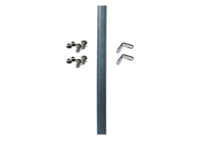 1.5m High End Post Kit For Palisade Fencing
