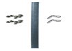 1.5m High End Post Kit For Palisade Fencing