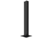 Black Bolt Down Post For Palisade Fencing