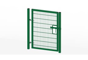  2.0m High x 1.0m Wide Twin Mesh Single Leaf Gate Kit 