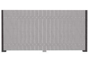 2.0m Recycled Plastic Post to suit 1.5m Closed Board System