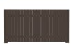 Durable 2.7m recycled plastic fence post