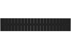 3.1m Recycled Plastic Horizontal Rail for Closed Board Fencing