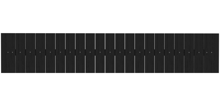 3.1m horizontal rail for recycled plastic fencing