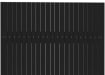 3.1m horizontal rail for recycled plastic fencing