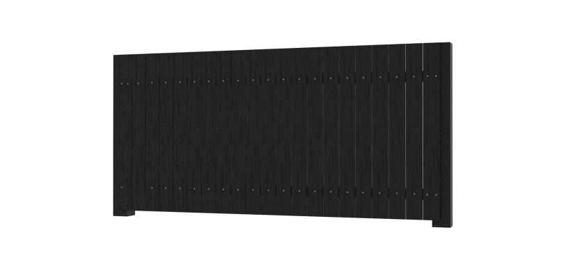 Durable 3.1m horizontal rail for eco-friendly fencing