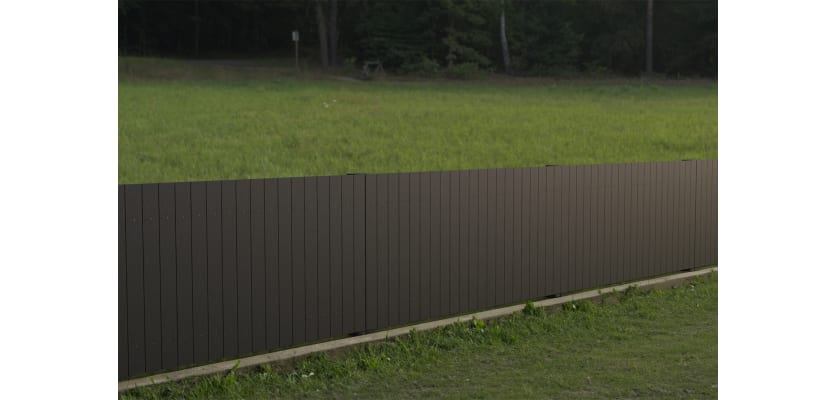 Weather-Resistant 1.1m Plastic Pale for Closed Board Fence