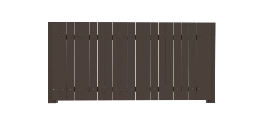1m Recycled Plastic Pale for Closed Board Fencing