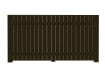 Brown Closed Board Fencing System